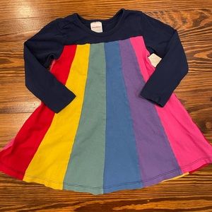 🌈 [Hanna Andersson] Rainbow Twirl Dress